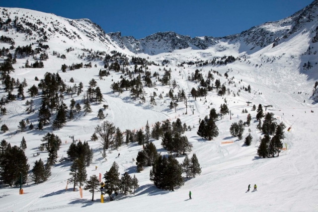 Spaziergang durch den Schnee 